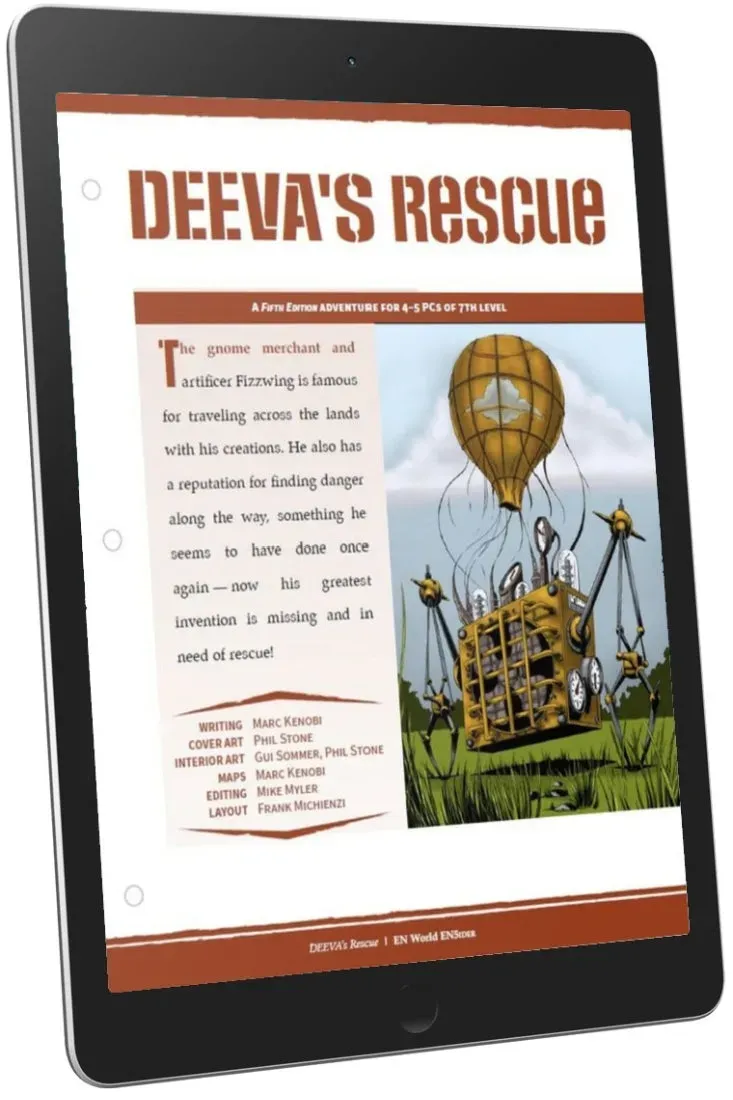 EN Publishing DEEVA's Rescue äventyr PDF nivå 7