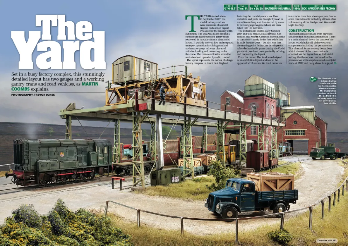 Hornby Magazine dec 2024 tidning lösnummer modelljärnväg