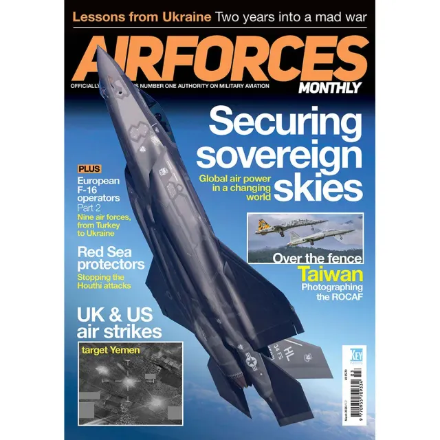 AirForces Monthly mars 2024 tidning lösnummer