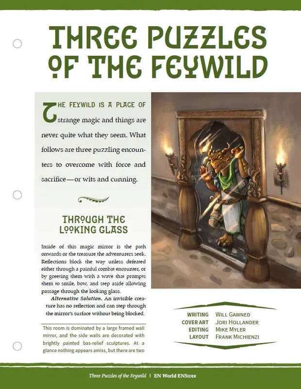 EN Publishing Three Puzzles of the Feywild Pussel-PDF D&D 5e