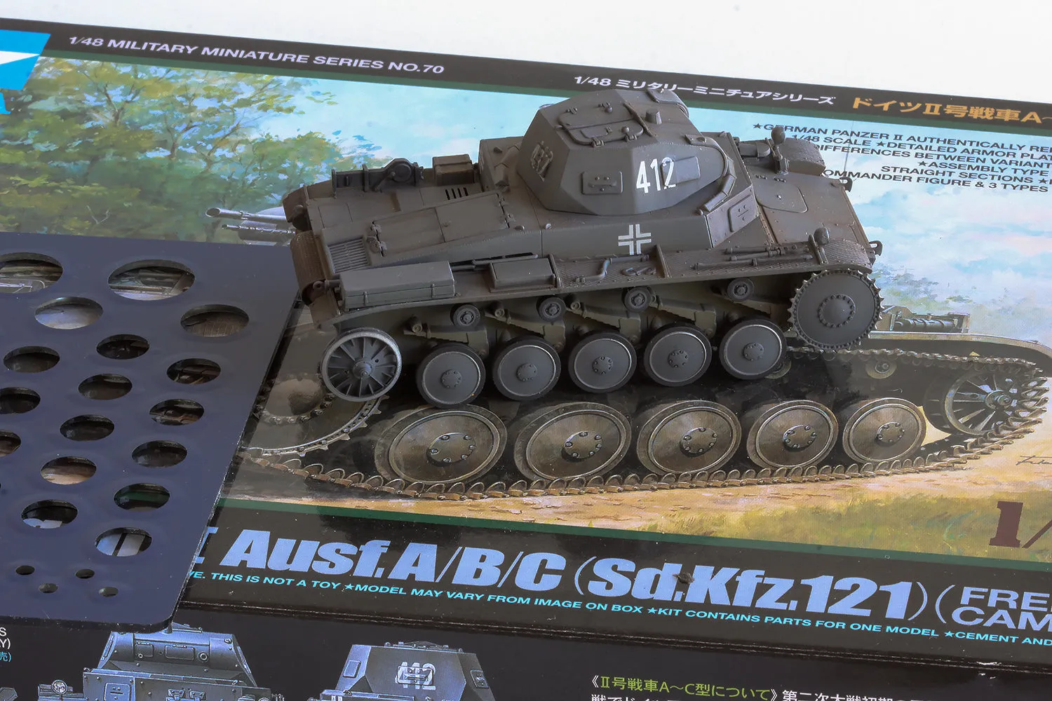 ROSSAGRAPH QuickWheel QW-48015 maskeringsmask Panzer II 1/48