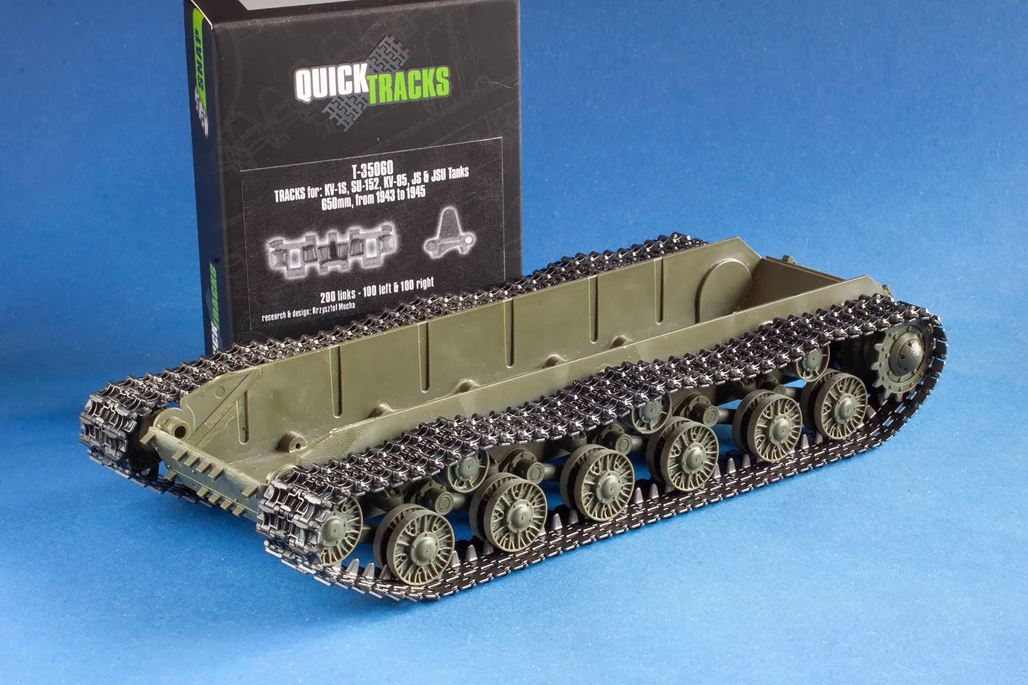 Rossagraph QuickTracks T-35060 band 1/35 KV JS 650 mm