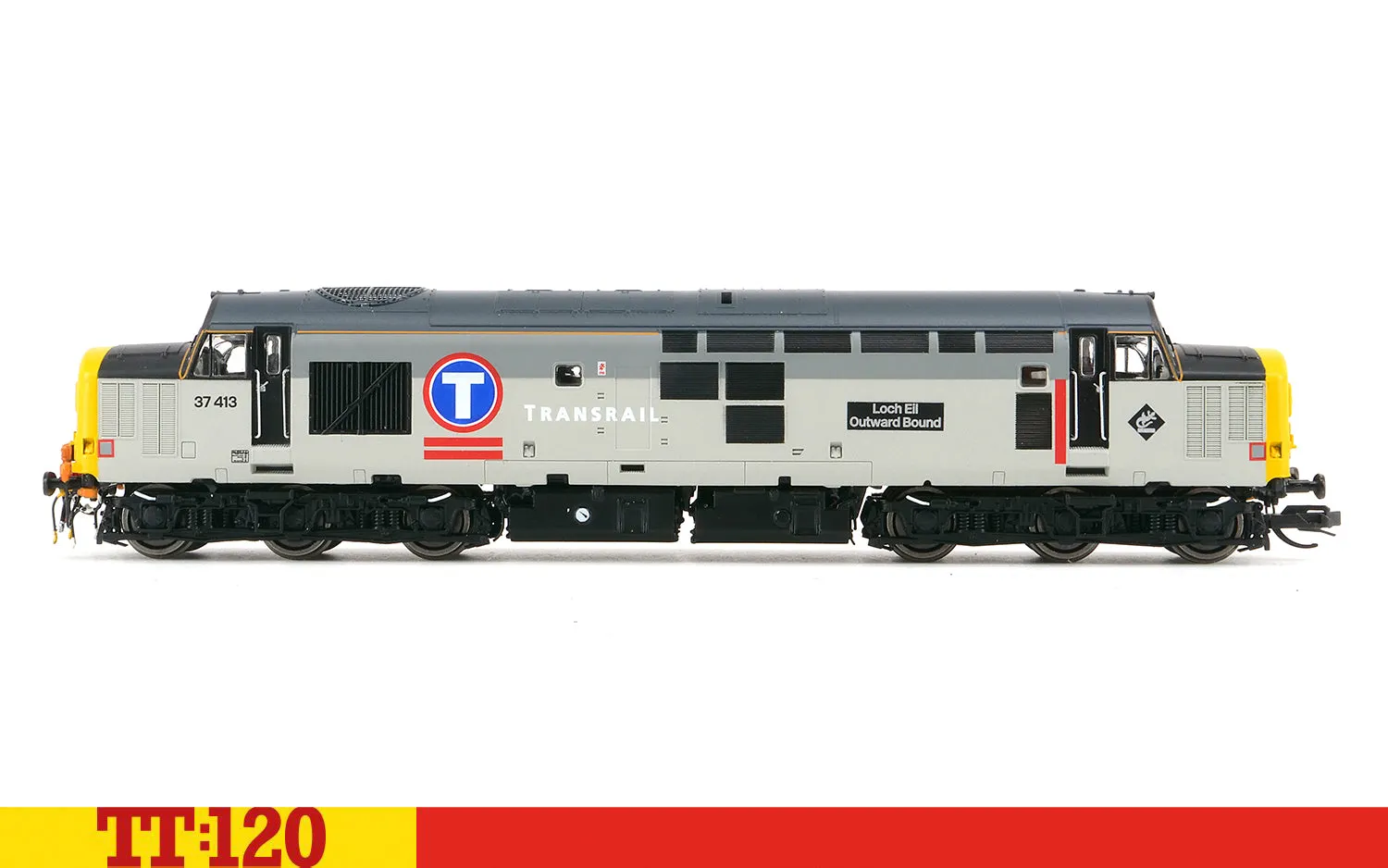 Hornby TT:120 Class 37 37413 diesellok Transrail