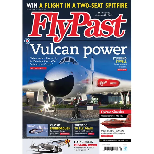FlyPast september 2024 tidning Vulcan-tema