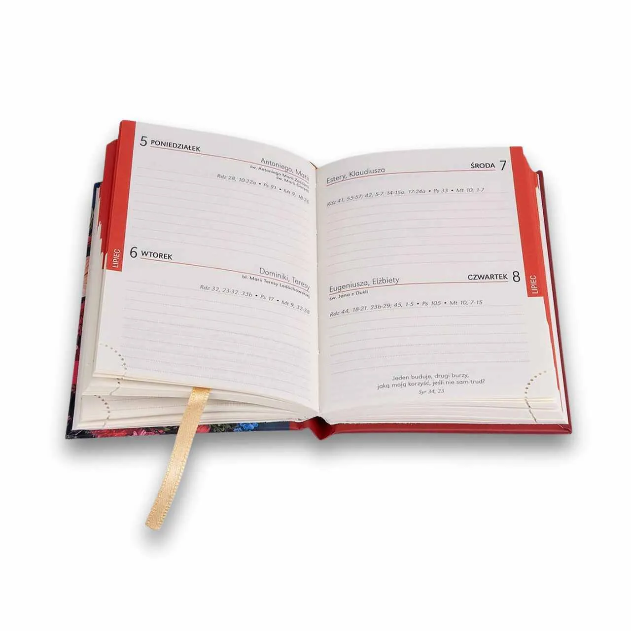Sharon B7 Kolorowy 2027 fickkalender blommor