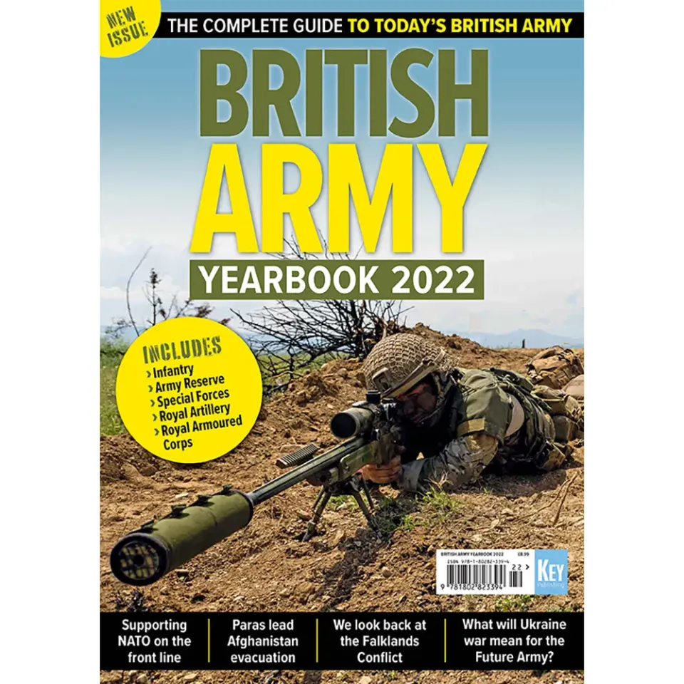 British Army Yearbook 2022 tidning specialnummer armé
