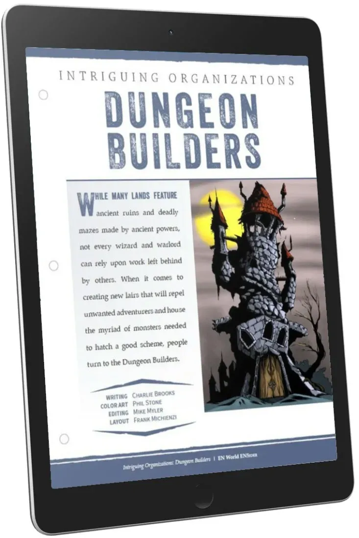 EN Publishing Dungeon Builders organisation PDF D&D 5e