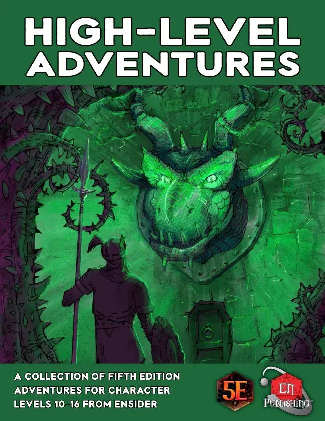 EN Publishing High Level Adventures äventyrsbok softcover nivå 10-16