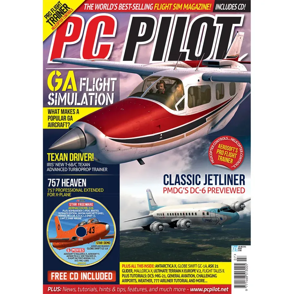 PC Pilot July August 2015 tidning simulering