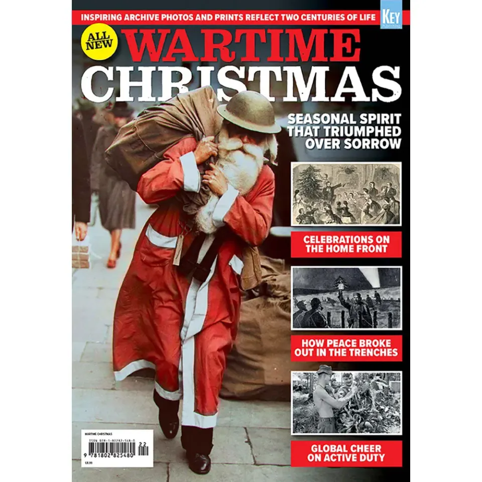 Wartime Christmas bookazine brev julfront historik