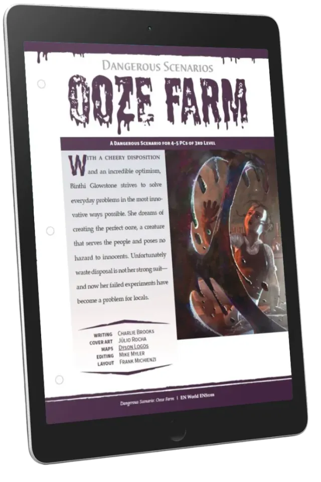 EN Publishing Ooze Farm scenario PDF D&D 5e