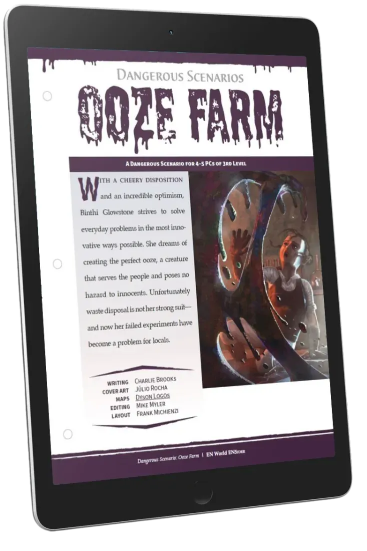 EN Publishing Ooze Farm scenario PDF D&D 5e