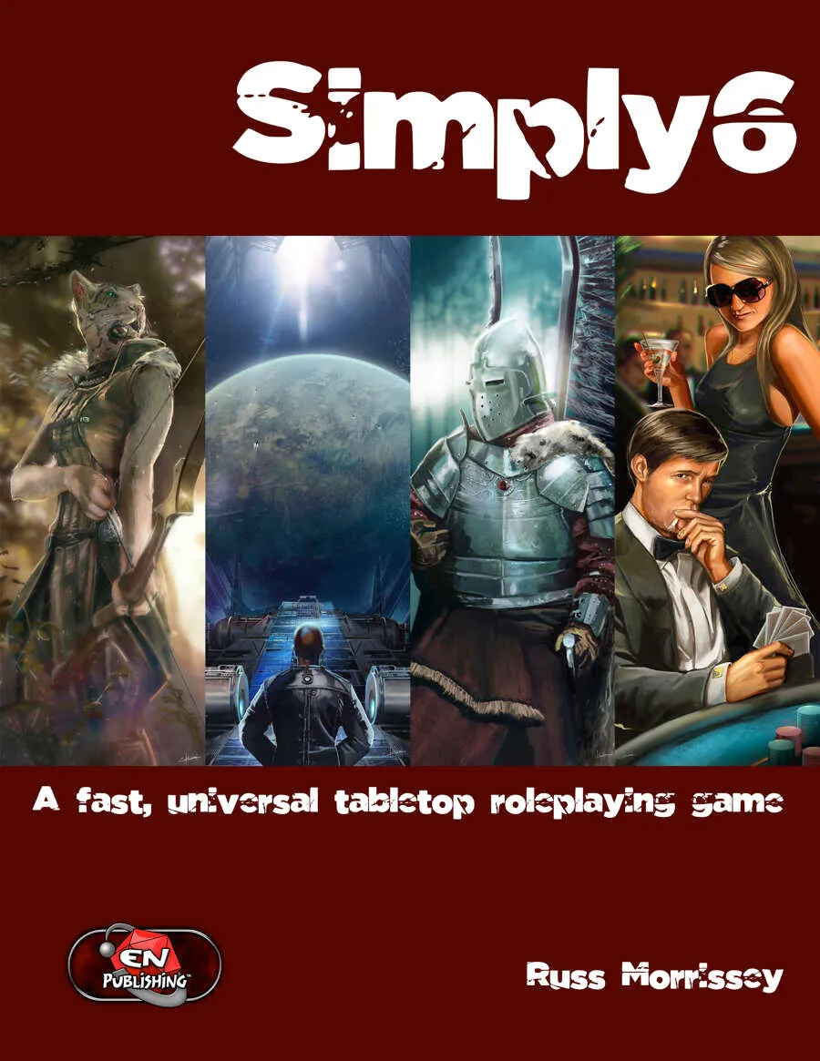 EN Publishing Simply6 A Fast Universal RPG rollspel softcover