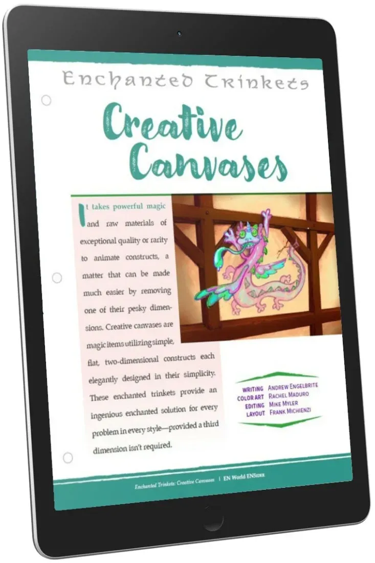 EN Publishing Creative Canvases D&D rollspel PDF