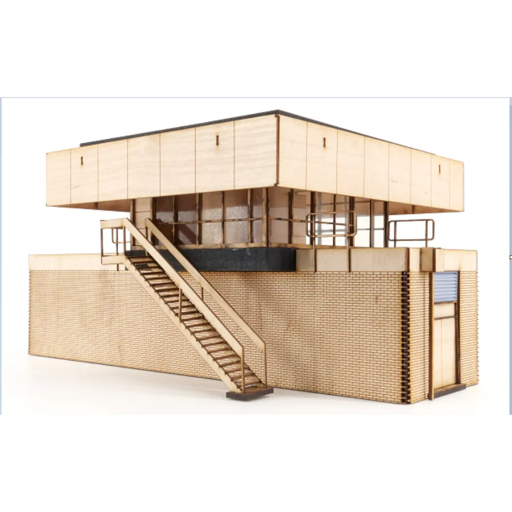 PJM Norton Bridge Signalbox OO byggsats laser 240 mm
