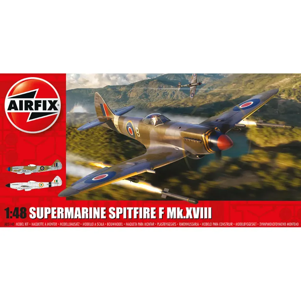 Airfix Spitfire F Mk.XVIII 1/48 modellbyggsats Griffon