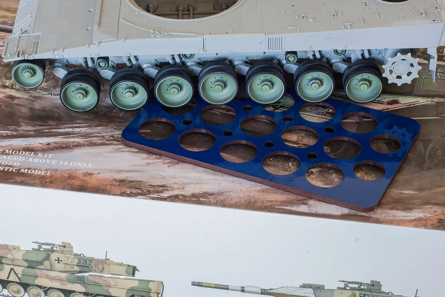 Rossagraph QuickWheel QW-244 maskeringsmask Leopard 2 1/35