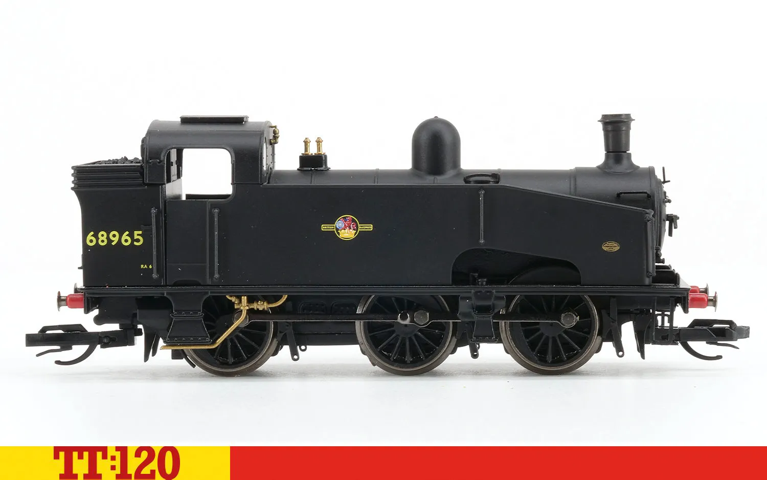 Hornby TT:120 J50 68965 modellok BR svart sent emblem