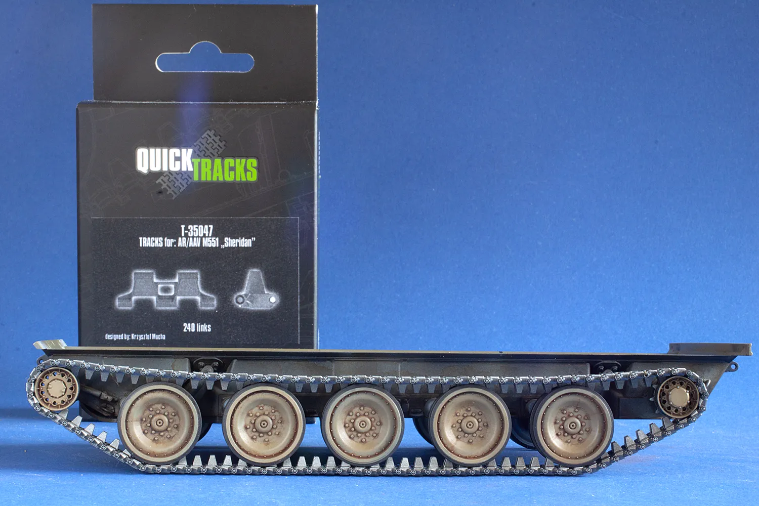 Rossagraph QuickTracks T-35047 band M551 Sheridan 1:35