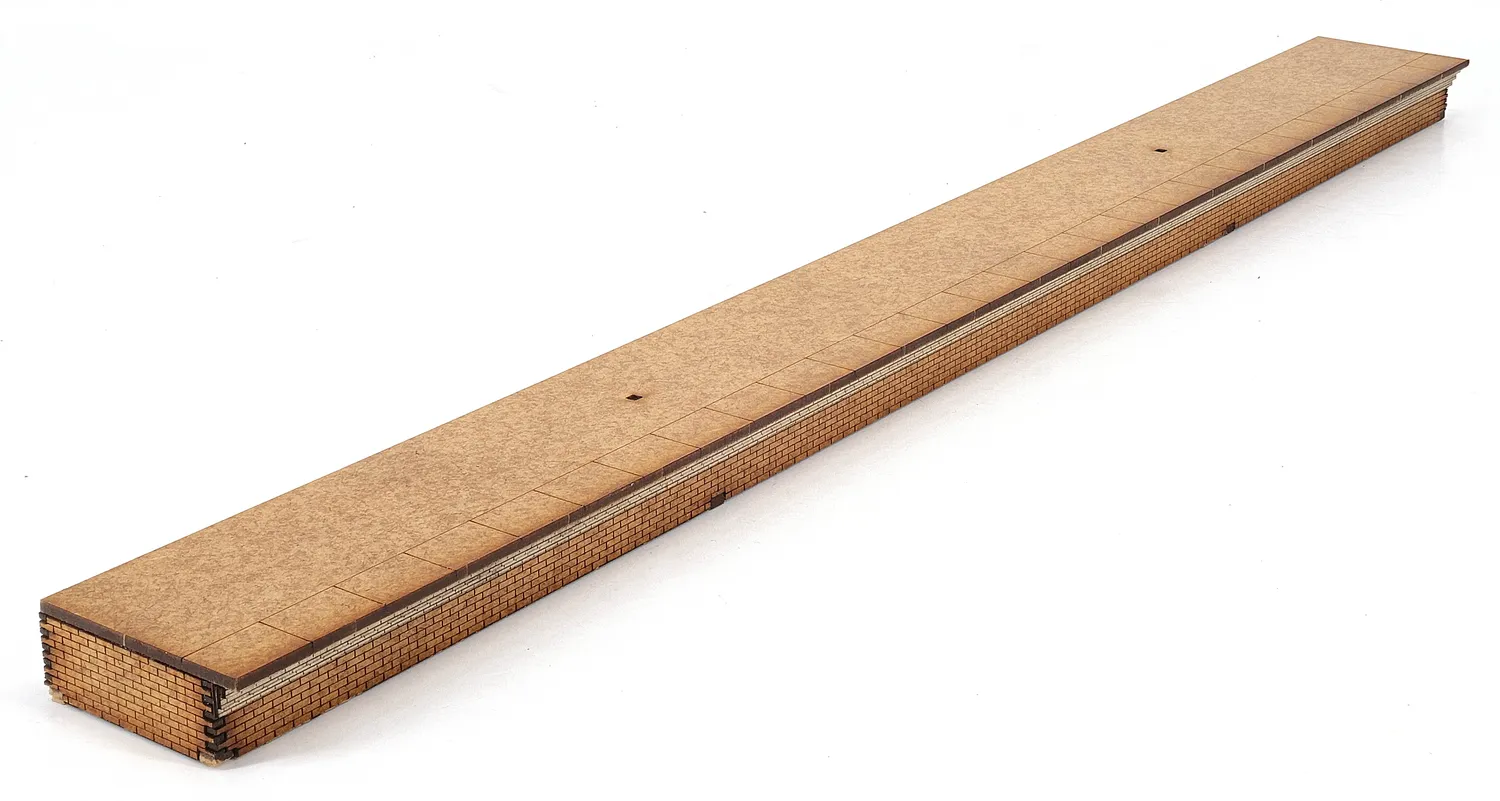 PJM Models Half Width Platform OO byggsats trippel tegel