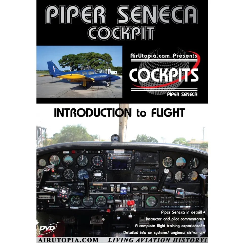 Piper Seneca Cockpit Introduction to Flight DVD-film