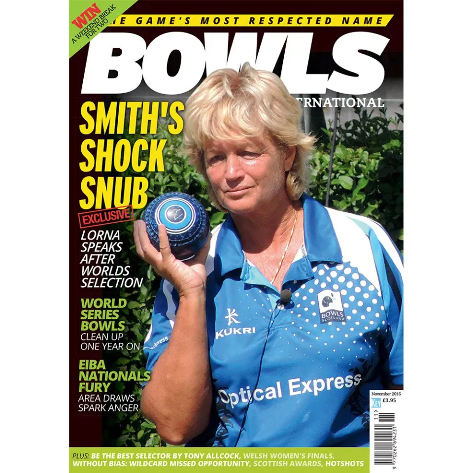 Bowls International November 2016 tidning lösnummer
