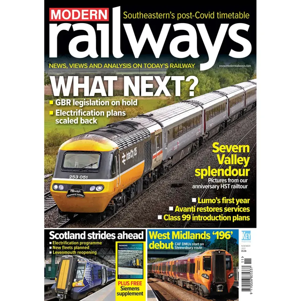 Modern Railways tidning november 2022