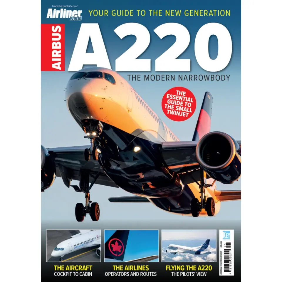 Aviation Archive Airbus A220 bok 116 sidor twinjet