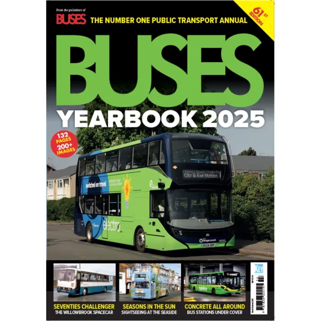 Buses Yearbook 2025 bookazine buss elbussar