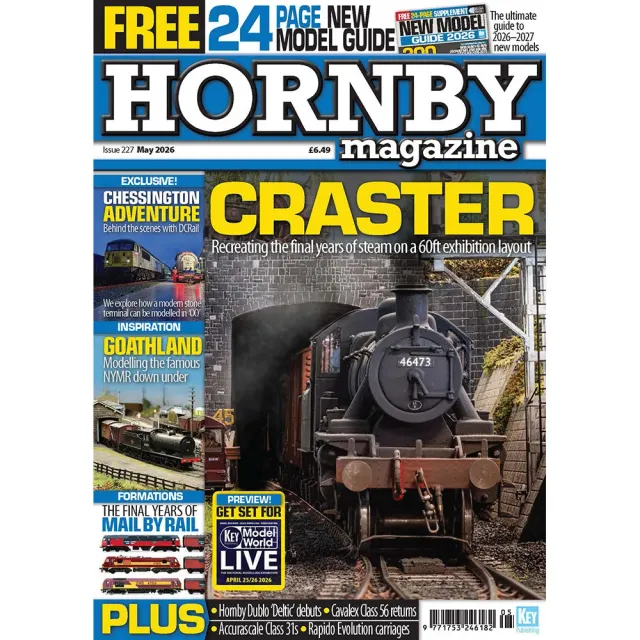 Hornby Magazine maj 2026 tidning modelljärnväg
