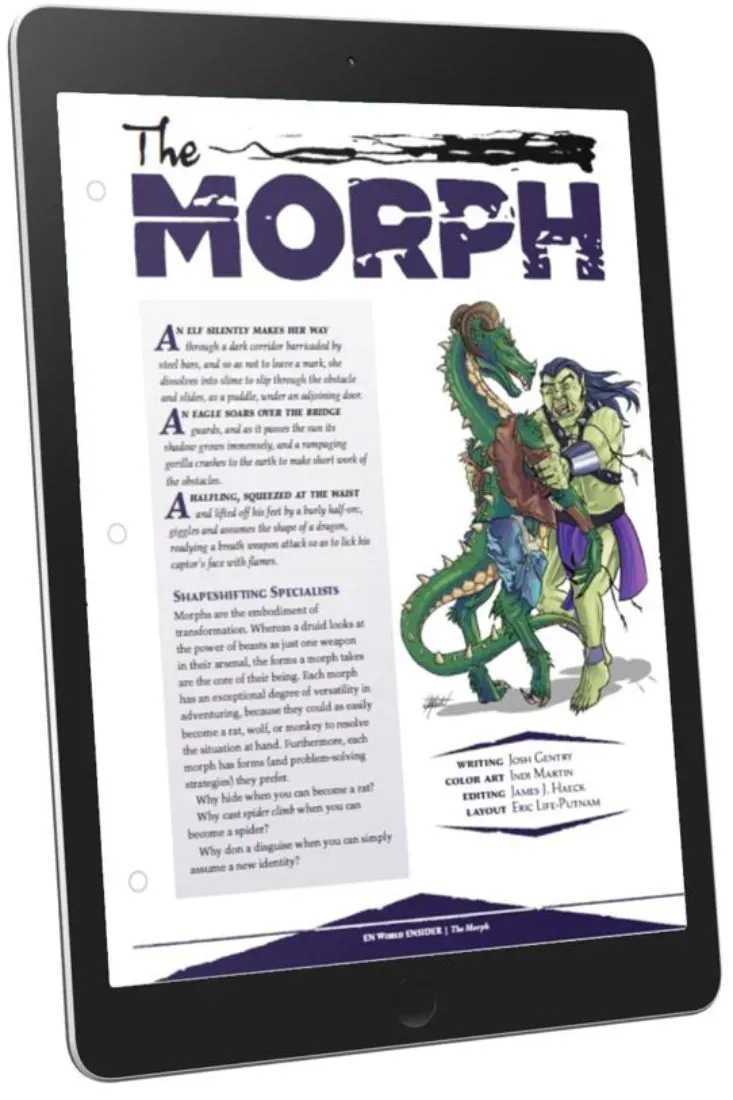EN Publishing The Morph klass PDF 5E tre essenser