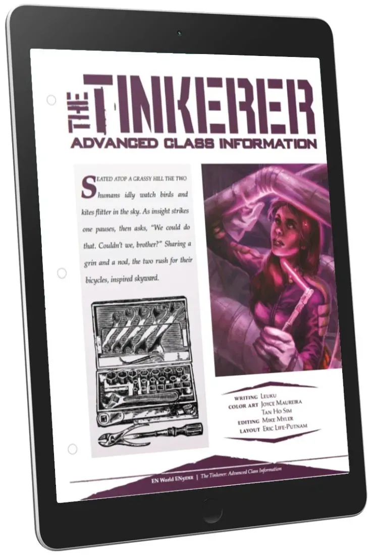 EN Publishing The Tinkerer Advanced Class D&D 5e PDF