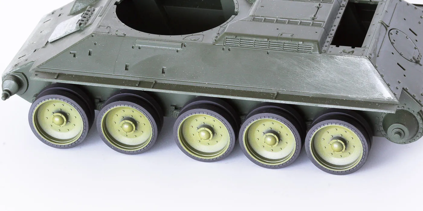 ROSSAGRAPH QuickWheel QW-159 T-34/85 målmask 1:35 Academy