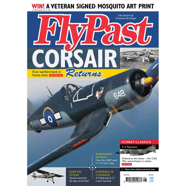 FlyPast May 2024 tidning Corsair B-17