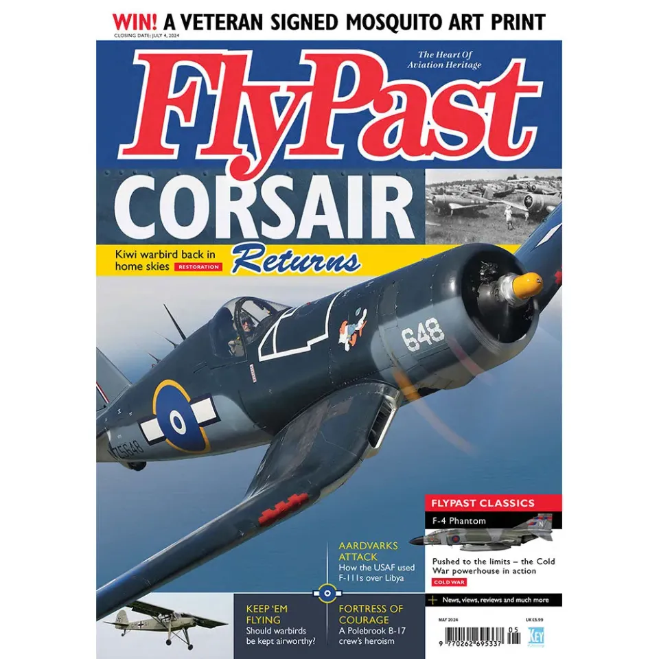 FlyPast May 2024 tidning Corsair B-17