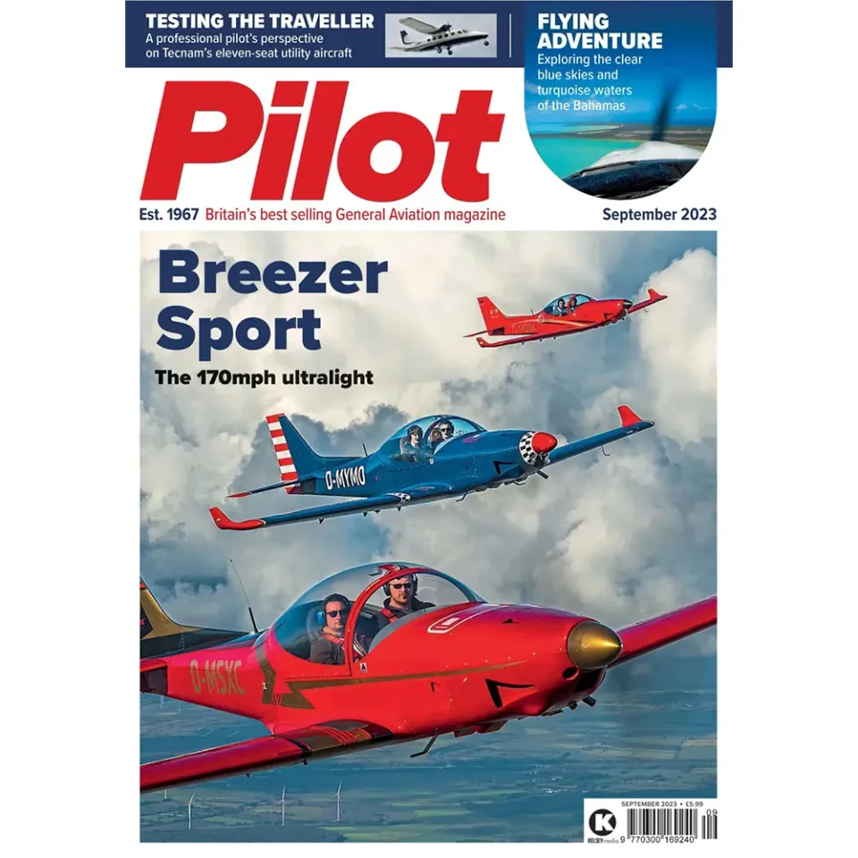 Pilot Magazine september 2023 tidning flyg lösnummer