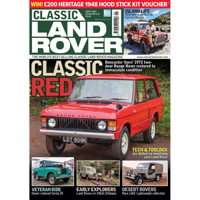 Classic Land Rover september 2023 tidning läsexemplar