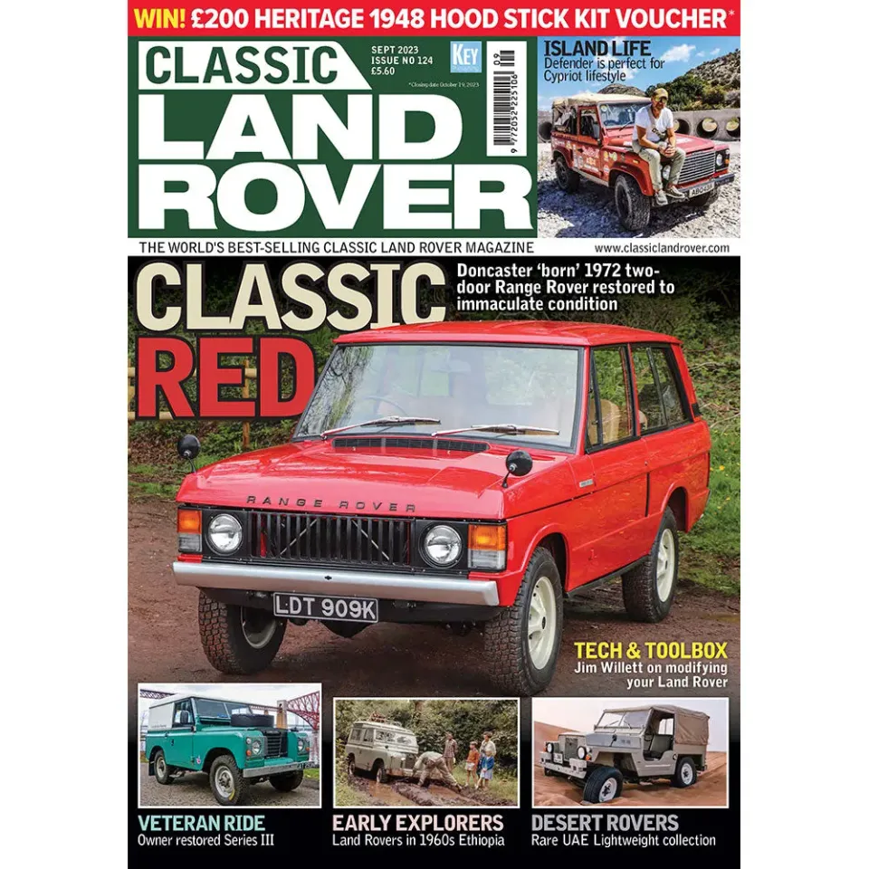 Classic Land Rover september 2023 tidning läsexemplar