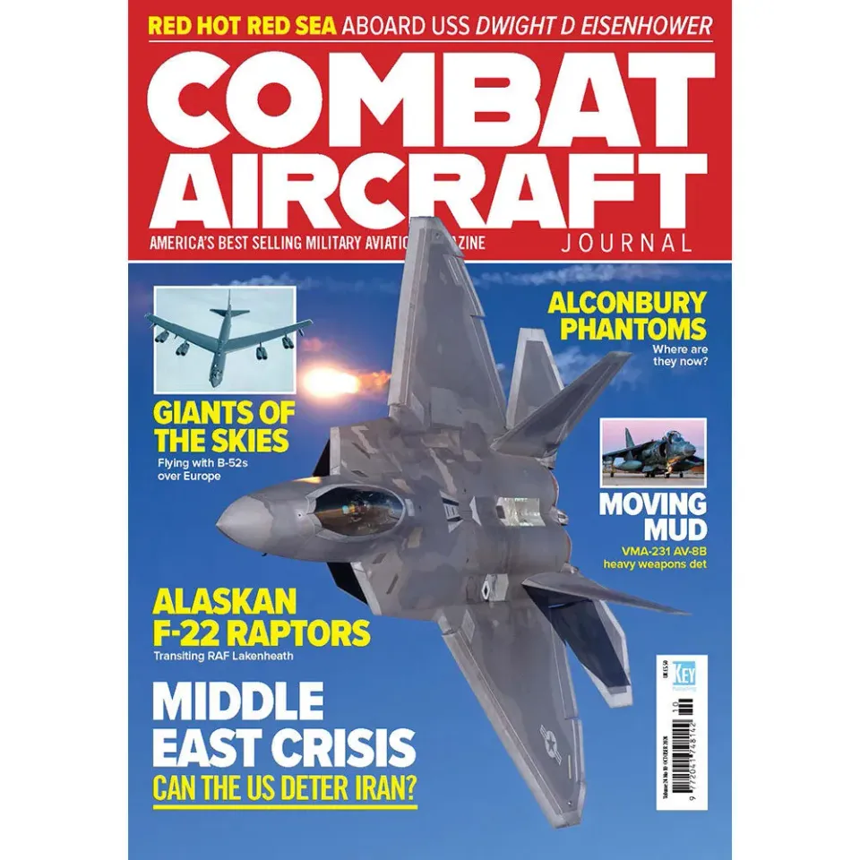 Combat Aircraft Journal oktober 2024 tidning F-22