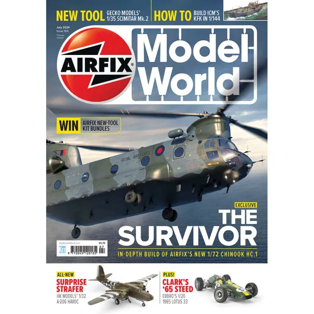 Airfix Model World juli 2024 tidning modellbygge