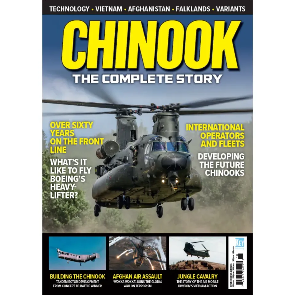 The Chinook Story bok om CH-47 militärhelikopter