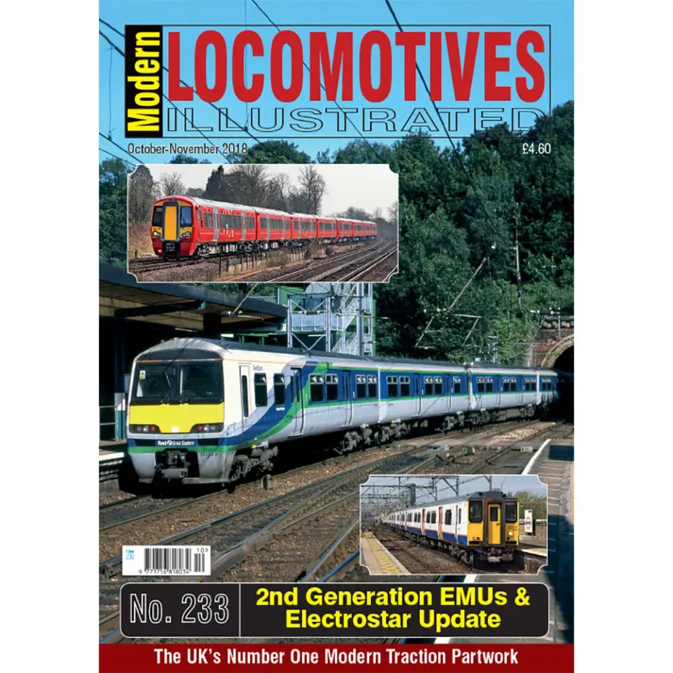MLI Plus 233 Modern Locomotives Illustrated tidning EMU