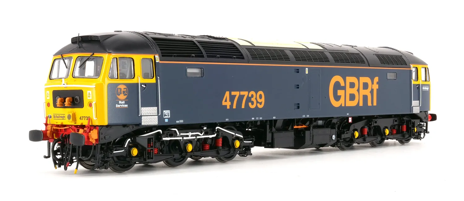 Cavalex Class 47 47739 lok GBRf blå DCC-ready
