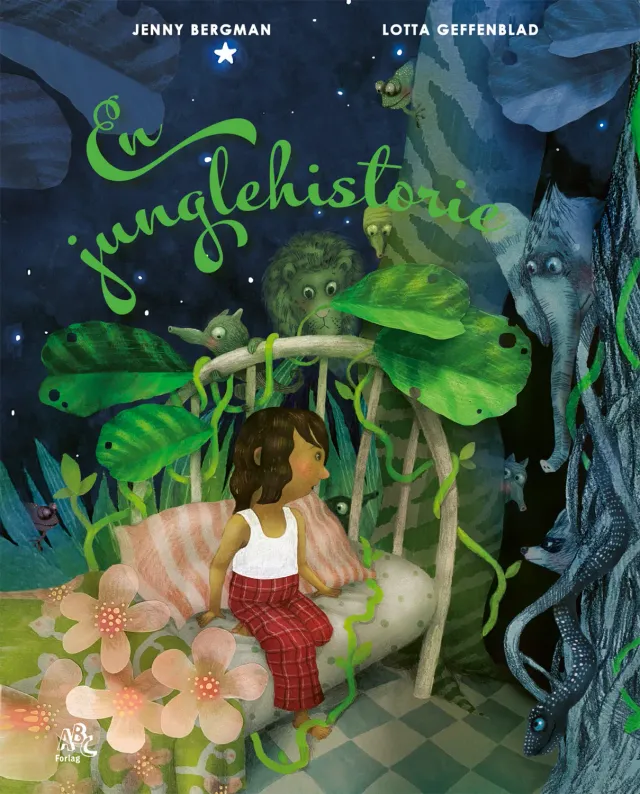 ABC Forlag En junglehistorie barnbok inbunden äventyr