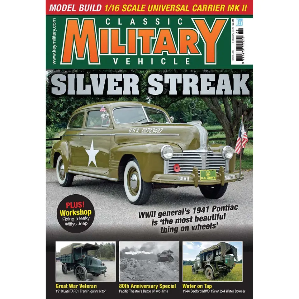 Classic Military Vehicle February 2025 tidning lösnummer