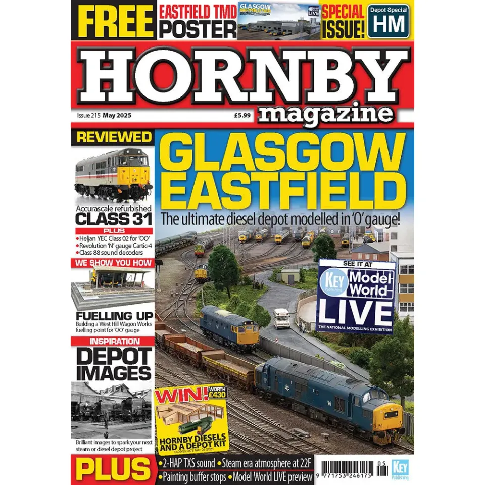 Hornby Magazine May 2025 tidning lösnummer depot