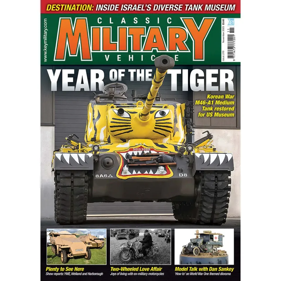 Classic Military Vehicle november 2023 tidning militärfordon