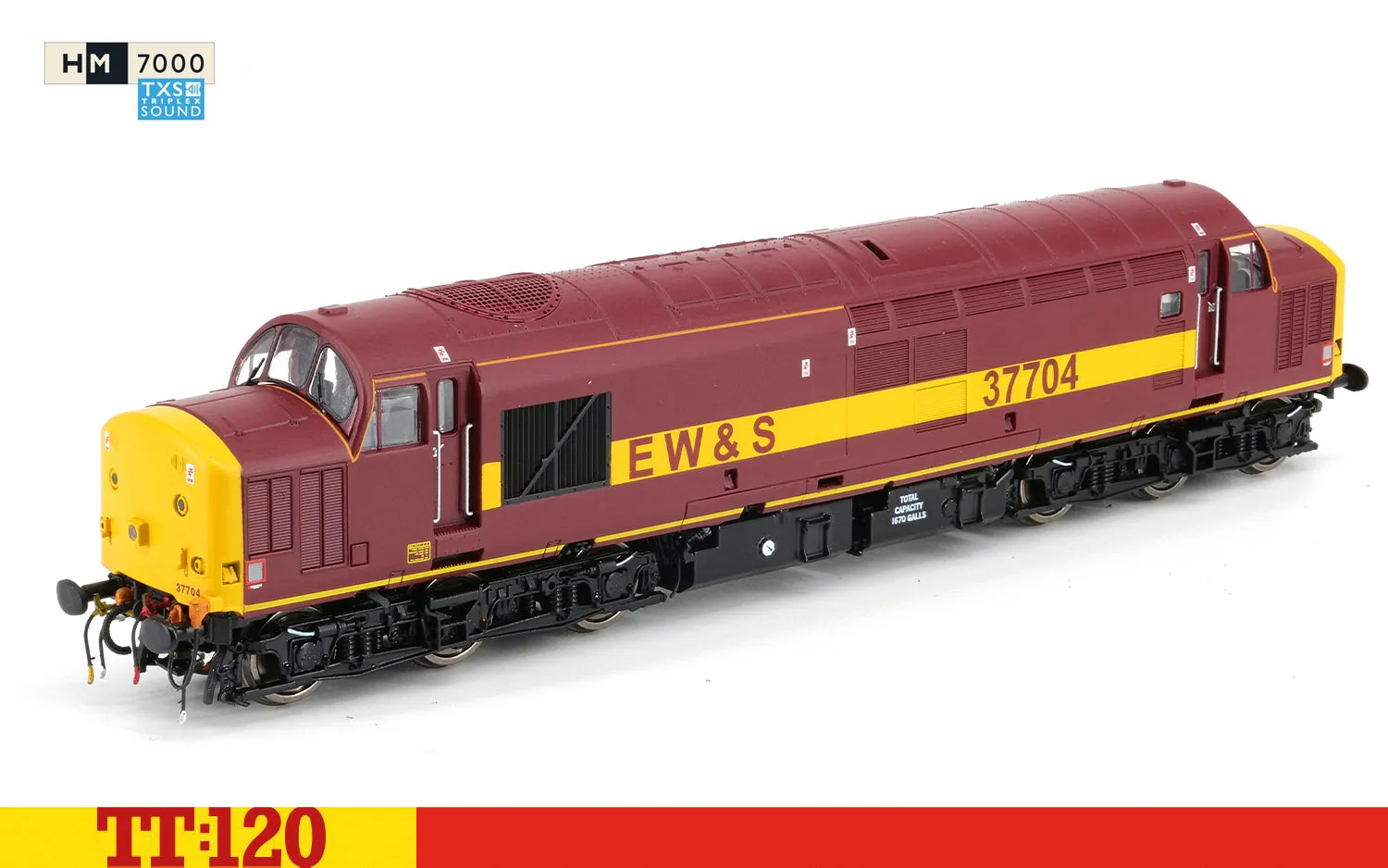 Hornby TT:120 Class 37 37704 modellok med ljud