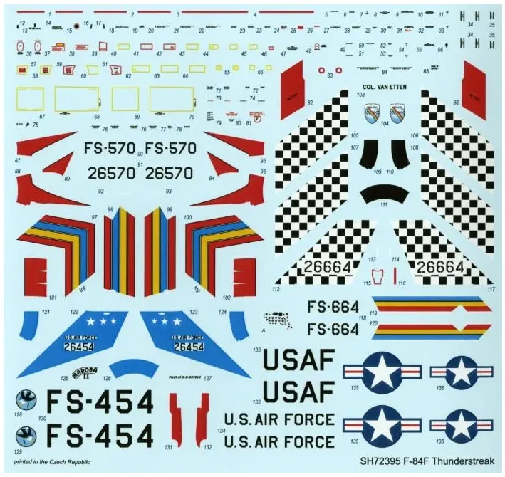 Special Hobby F-84F 1/72 modellbyggsats med masker