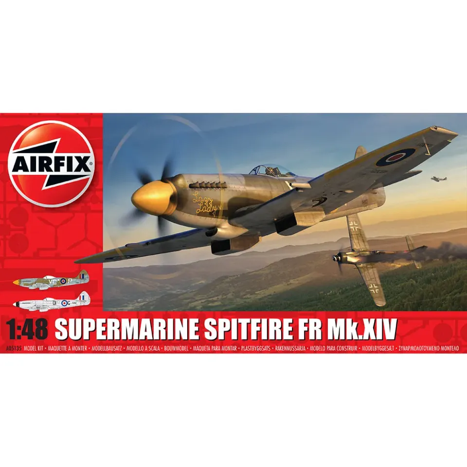 Airfix Supermarine Spitfire FR Mk.XIV modellbyggsats 1:48